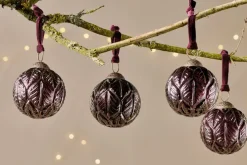Patta Baubles - Burgundy - (Set of 4)