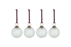 Patta Baubles - Clear - (Set of 4)