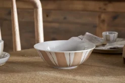 Patthar Cereal Bowl - Cream & Clay