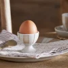 Patthar Egg Cups - Cream & Clay - (Set of 2)
