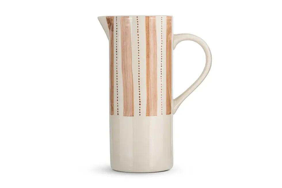 Patthar Jug - Cream & Clay - Large