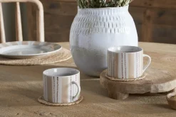 Patthar Mug - Cream & Clay - Large (Set of 2)