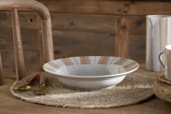 Patthar Pasta Bowl - Cream & Clay