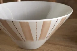 Patthar Serving Bowl - Cream & Clay - Medium