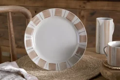 Patthar Side Plate - Cream & Clay