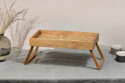 Pawi Mango Wood Breakfast Tray