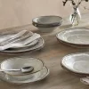Pedra Dinnerware Set - Pewter - (Set of 12)