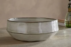 Pedra Serving Bowl - Pewter