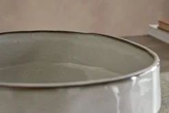 Pedra Serving Bowl - Pewter