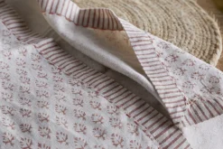 Peplu Block Print Napkin - Terracotta - (Set of 4)