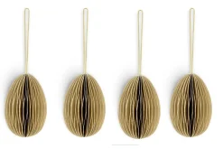 Piani Hanging Paper Decoration - Moss Green - (Set of 4)