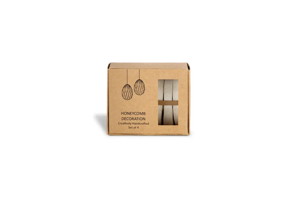 Piani Hanging Paper Decoration - Moss Green - (Set of 4)