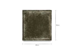 Pilani Velvet & Linen Cushion Cover - Moss