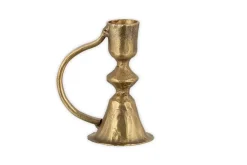 Prema Candle Holder - Antique Brass