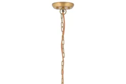 Quinn Statement Hammered Metal Pendant - Large