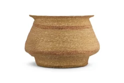 Rana Wide Basket - Natural & Rust