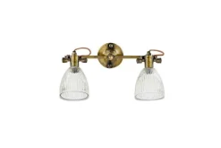 Rarni Recycled Glass Double Wall Light