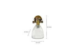 Rarni Recycled Glass Single Wall Light