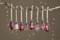 Ratnam Baubles - Mixed Merlot - (Set of 8)
