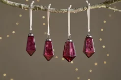 Ratnam Baubles - Mixed Merlot - (Set of 4)