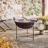 Reclaimed Iron Kadai With Grill - Medium