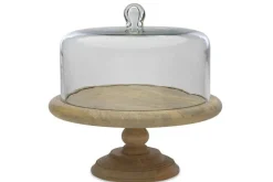 Recycled Glass Dome Cake Stand