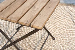 Rishikesh Reclaimed Wood & Iron Folding Chairs - (Set of 2)