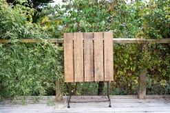 Rishikesh Reclaimed Wood & Iron Folding Table