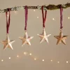 Roshani Star Baubles - Antique Brass (Set of 4)