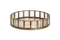 Ruaka Glass Vanity Tray - Brass
