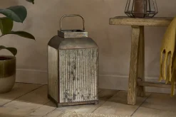 Ruala Lantern - Brass & Clear