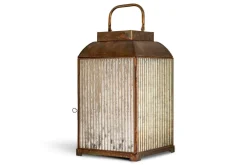 Ruala Lantern - Brass & Clear