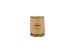 Rustic Soy Blend Mini Pillar Candle - Olive