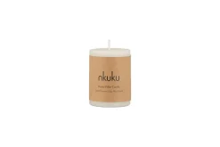 Rustic Soy Blend Mini Pillar Candle - White