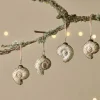 Sachin Shell Baubles - Rustic Gold - (Set of 4)