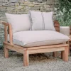 Sadhi Acacia Wood Outdoor Love Seat - Natural