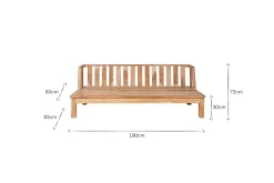 Sadhi Acacia Wood Outdoor Sofa