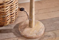 Sahar Mango Wood Floor Lamp