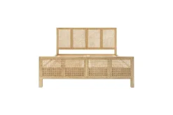 Saharsa Cane & Mango Wood Bed