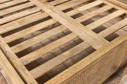 Saharsa Cane & Mango Wood Bed