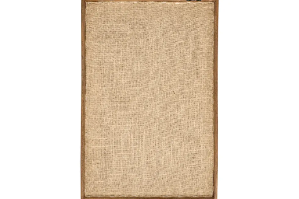 Samaya Hand Stitched Wall Art - Natural