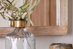 Sande Arched Mango Wood Mirror - Natural