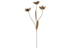 San Stem Floral - Antique Brass