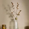 San Stem Foliage - Antique Brass