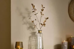 San Stem Foliage - Antique Brass