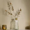 San Stem Leaves - Antique Brass