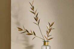 San Stem Leaves - Antique Brass