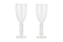 Santosa Champagne Flute - Clear (Set of 2)