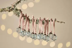 Sardi Star Baubles - Clear (Set of 12)