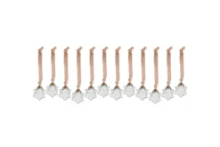 Sardi Star Baubles - Clear (Set of 12)